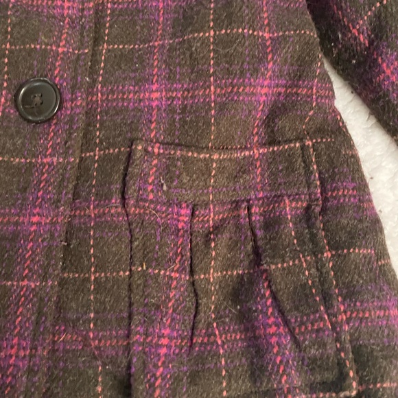 Circo 3T plaid button down wool blend toddler coat - Picture 9 of 9